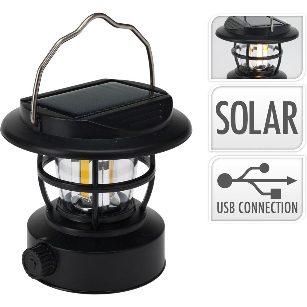 Campinglamp Solar oplaadbaar USB