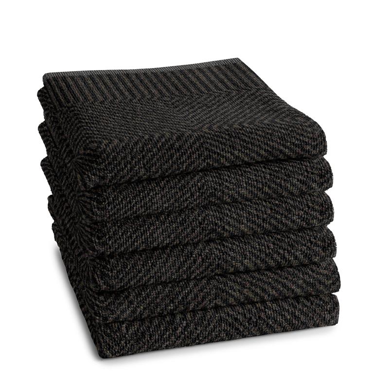 DDDDD Keukendoek Cisis 50x55cm ebony 6st