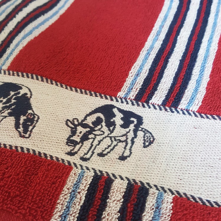 DDDDD Keukendoek Friesian red 50x55cm