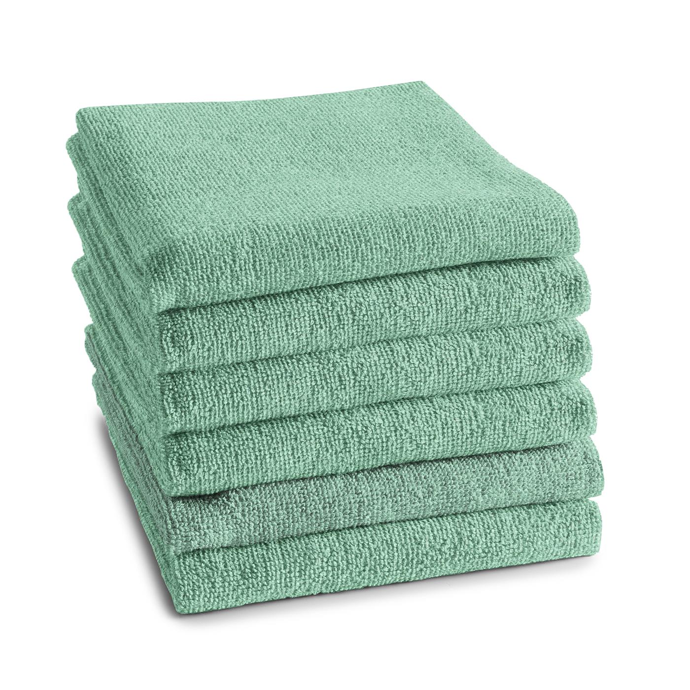 DDDDD Keukendoek Logo pastel groen 6st