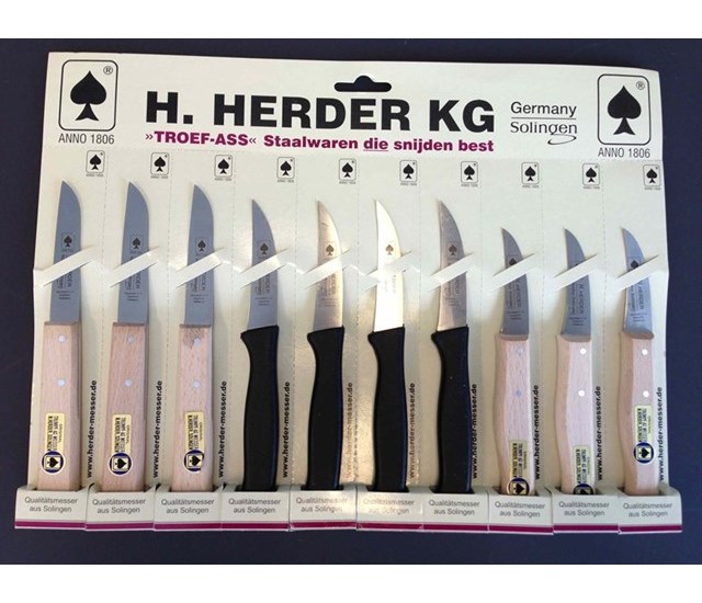 H.Herder Schilmesjes rvs assortiment