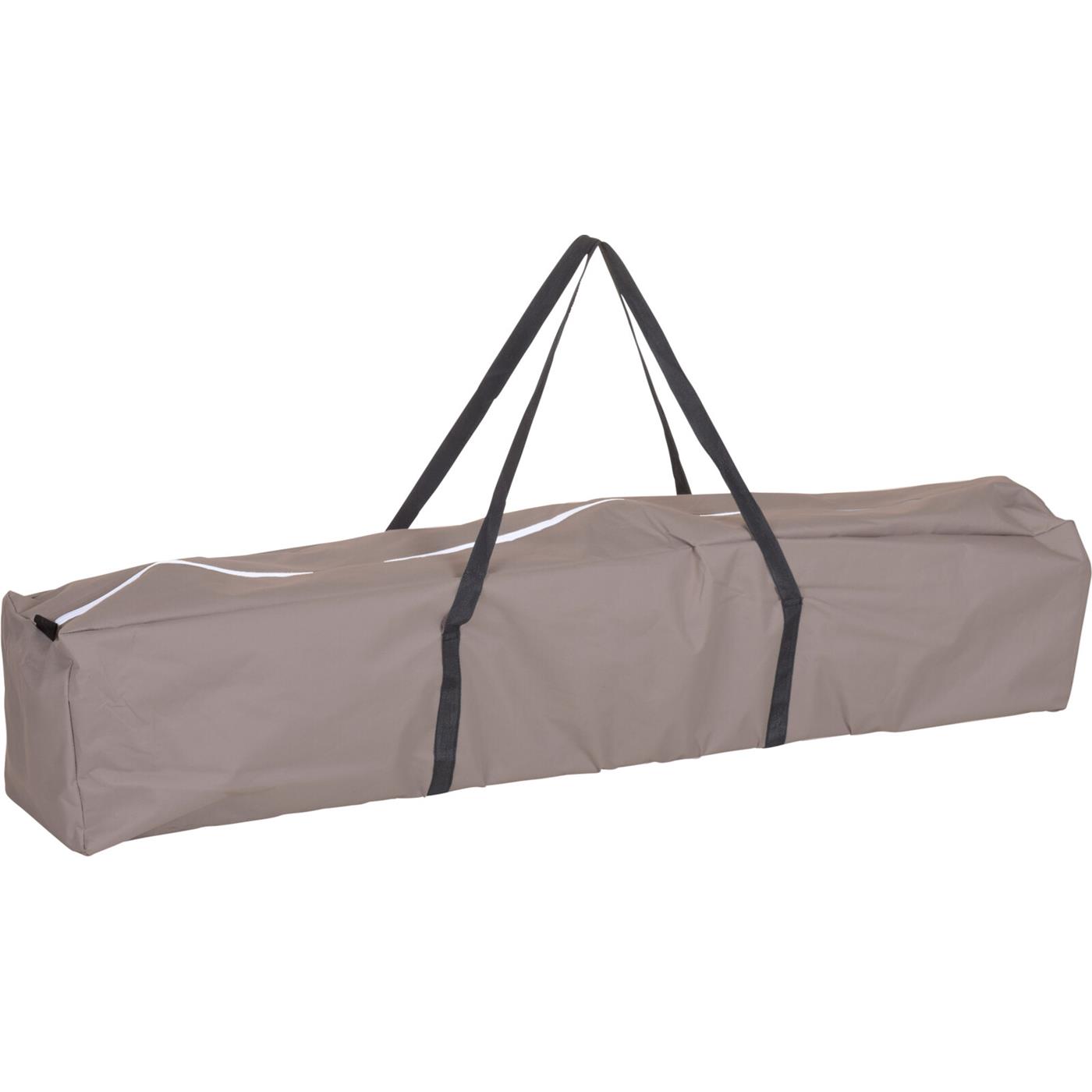 Partytent vouwbaar 300xh250cm taupe
