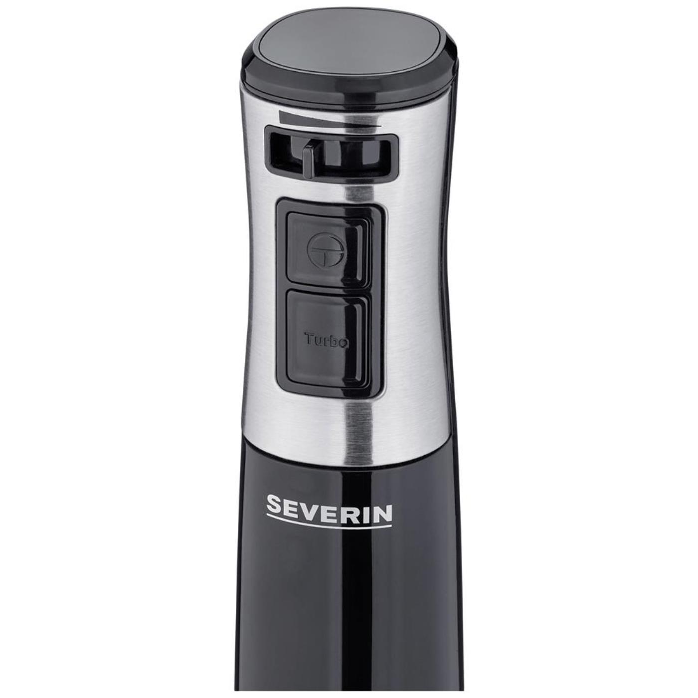 Severin staafmixer 600w rvs/zwart