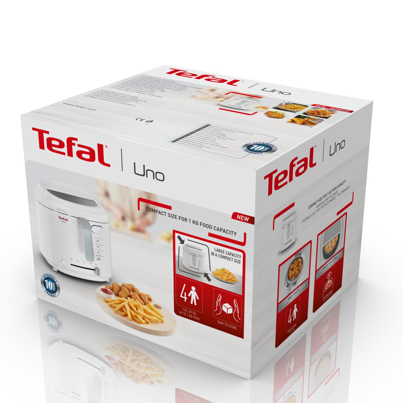 Tefal Uno friteuse wit 1,8L 1600W