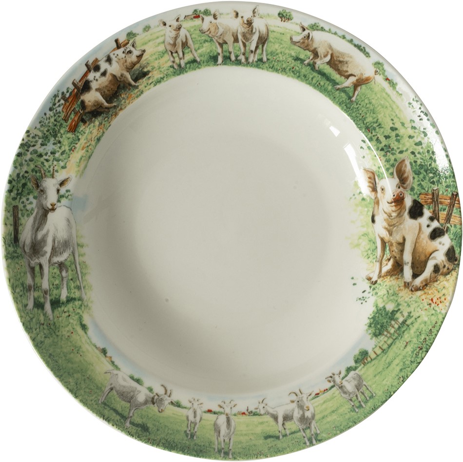 Wiebe's Farm Diep bord geit varken 6st