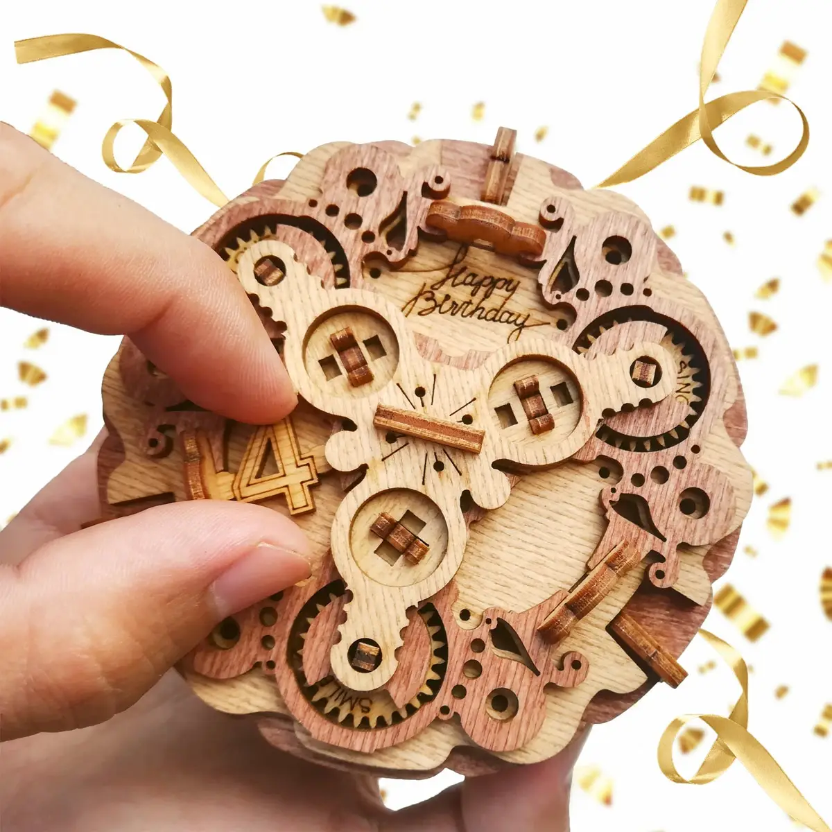 CluePuzzel - Verjaardagstaart cadeaubox